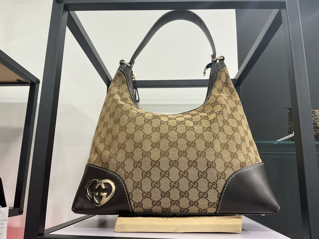 Borsa Brown GG Canvas Bella [Preloved]