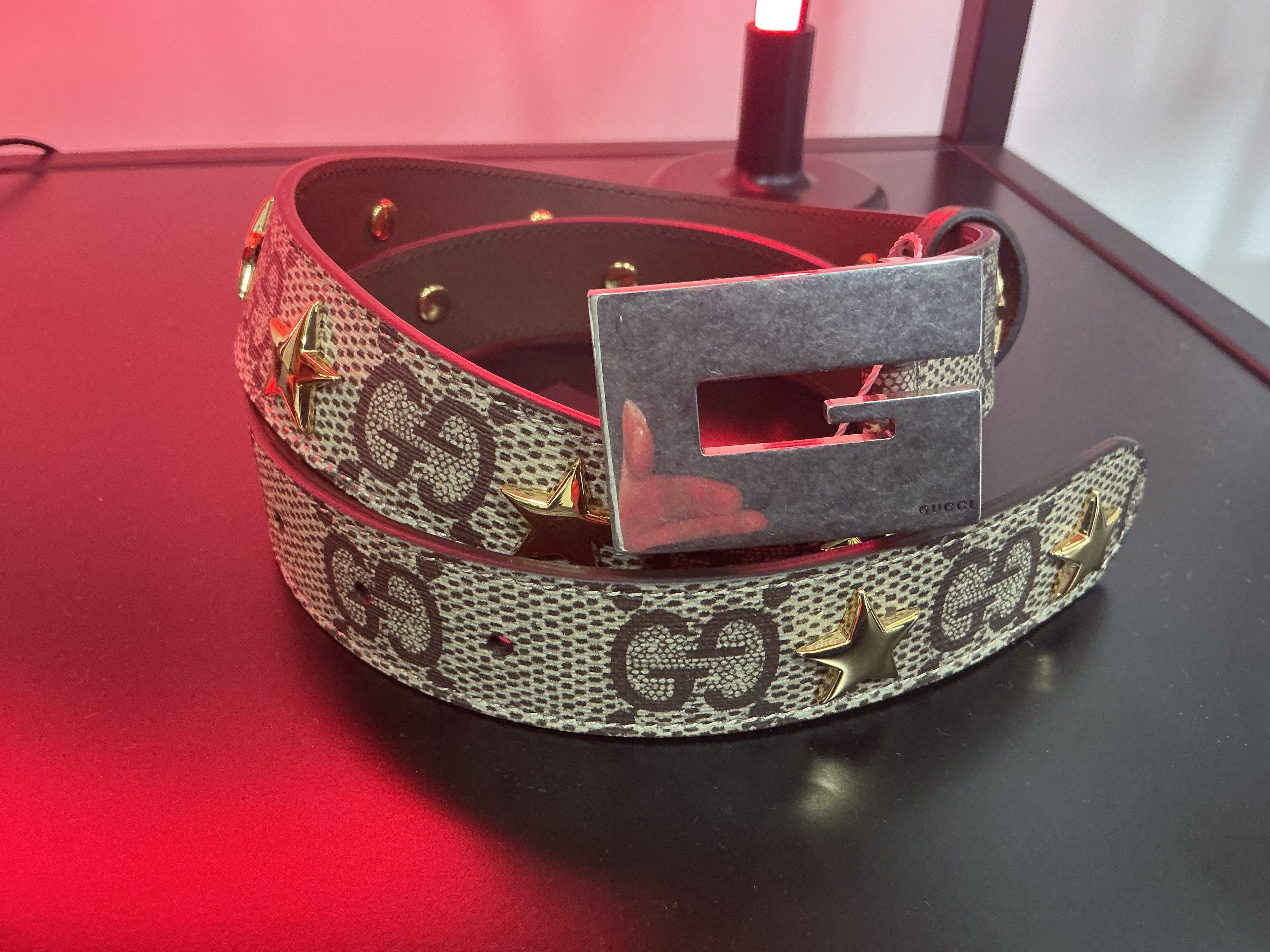 Cintura Gucci GG Stars [Preloved]