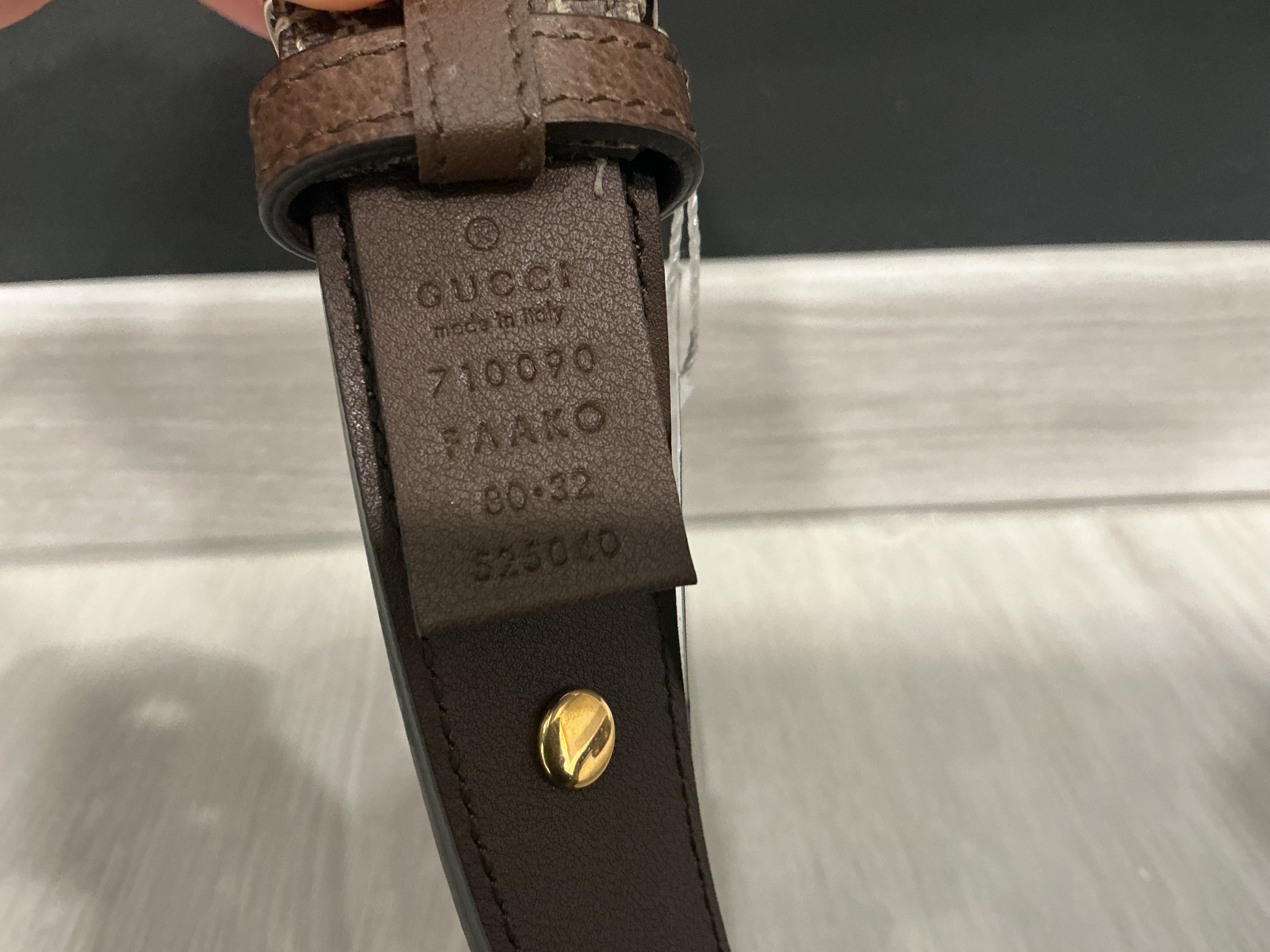 Cintura Gucci GG Stars [Preloved]