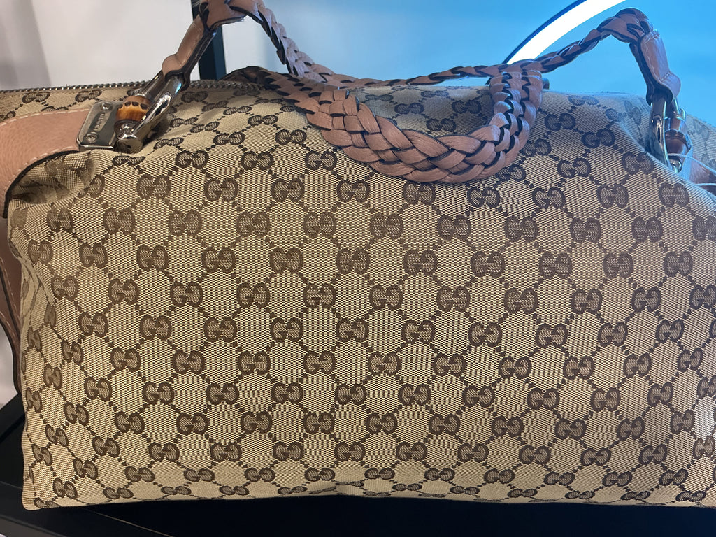 Sac cabas Gucci en bambou