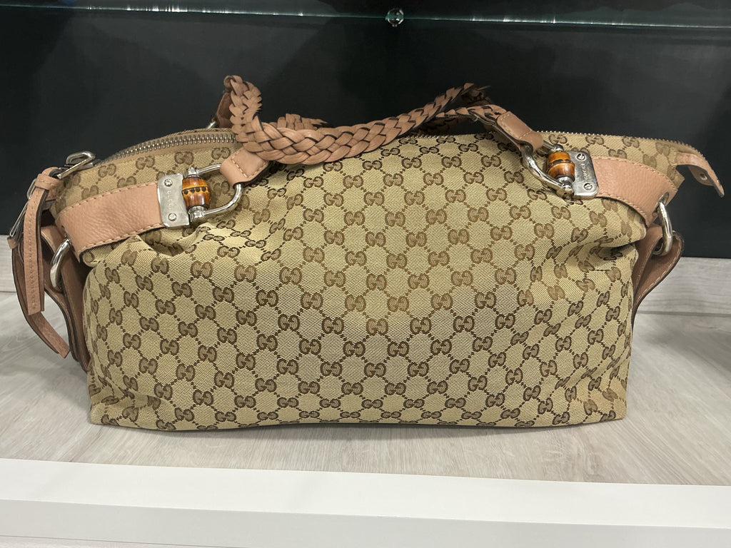 Sac cabas Gucci en bambou