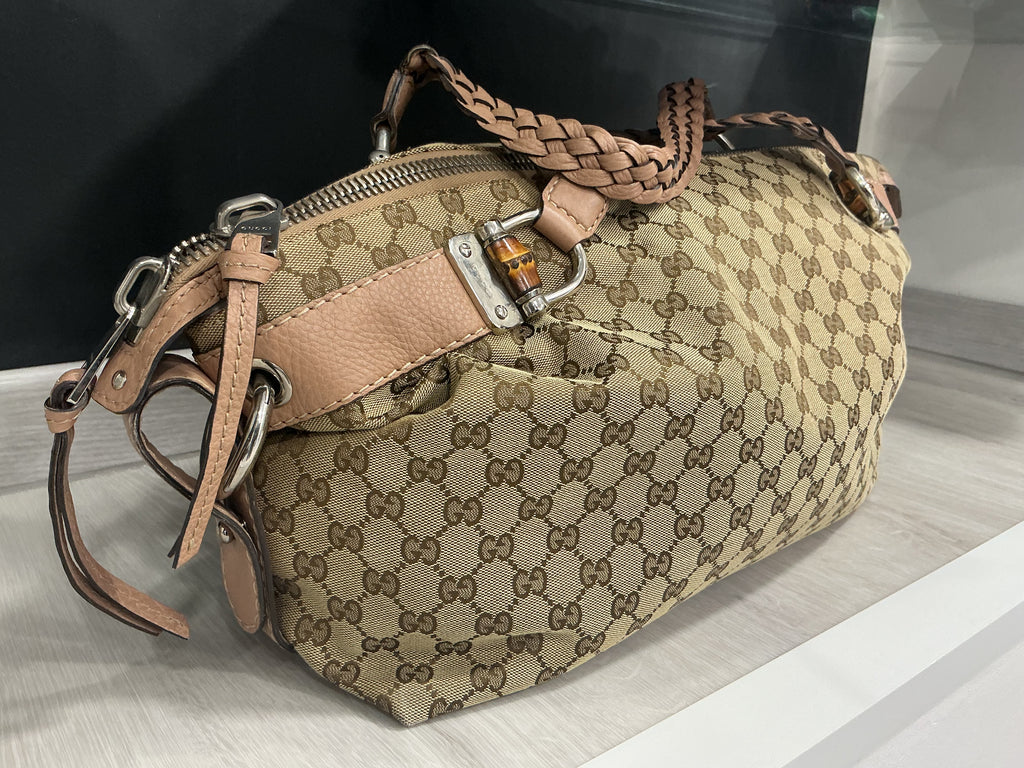 Sac cabas Gucci en bambou