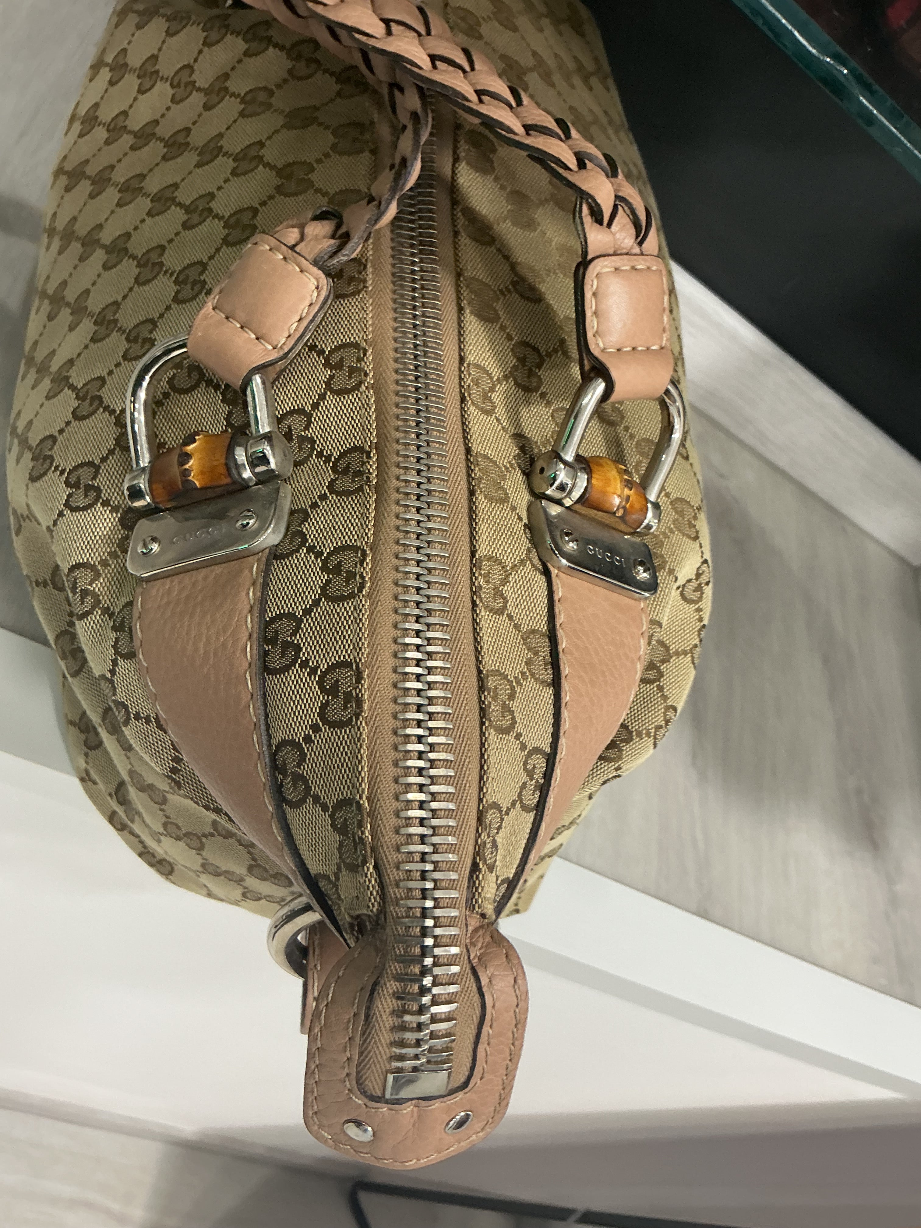 Sac cabas Gucci en bambou