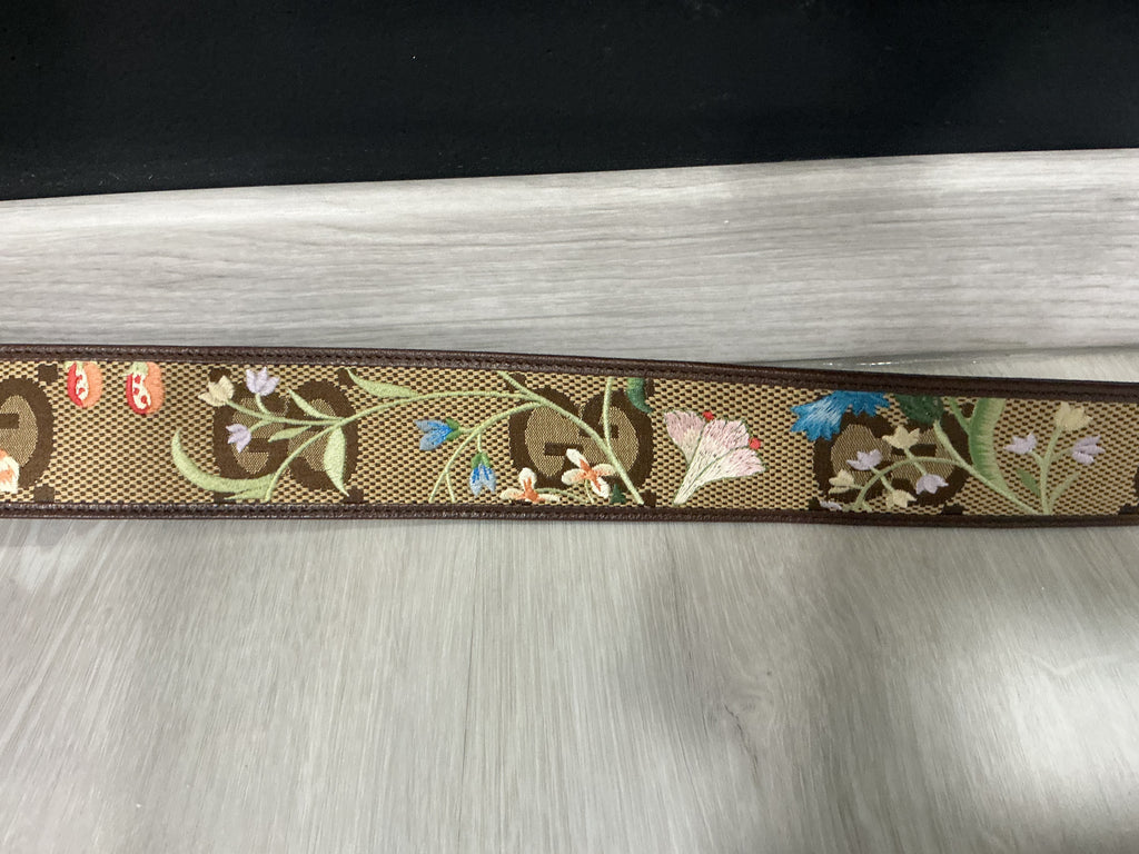 Cintura Gucci GG Floreale [Preloved]