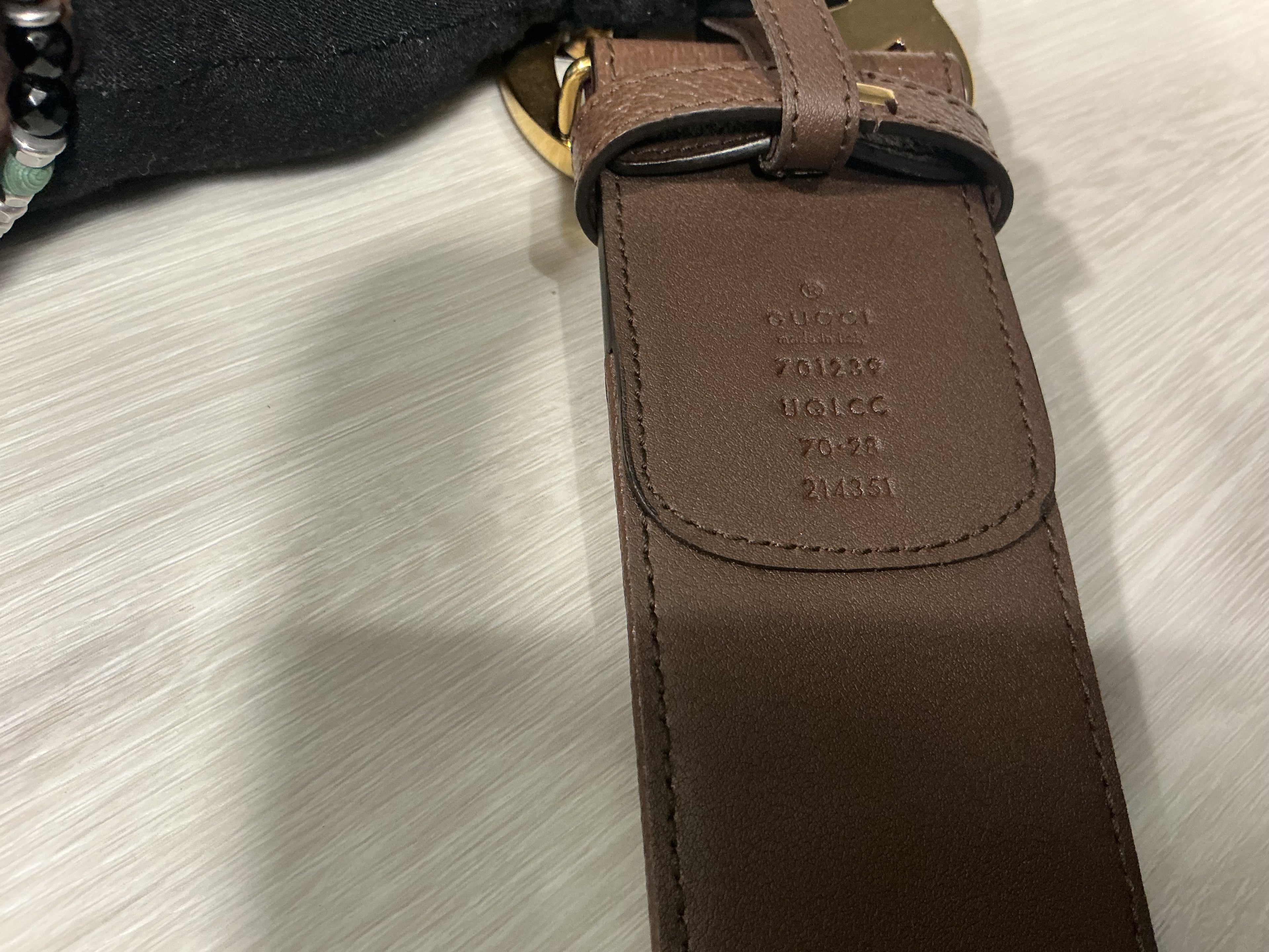 Cintura Gucci GG Floreale [Preloved]