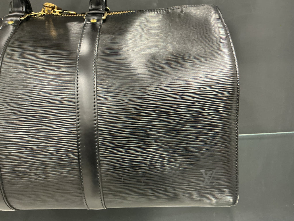 Borsa da Viaggio Louis Vuitton Keepall 50 Nera Epi Leather [Preloved]