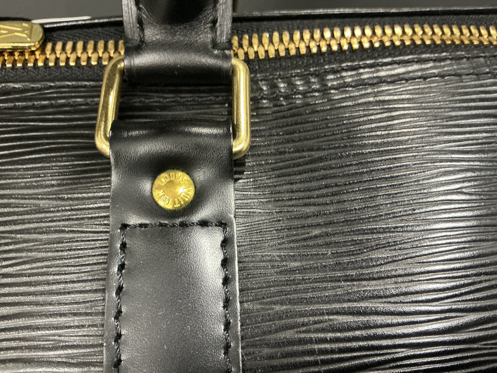 Borsa da Viaggio Louis Vuitton Keepall 50 Nera Epi Leather [Preloved]