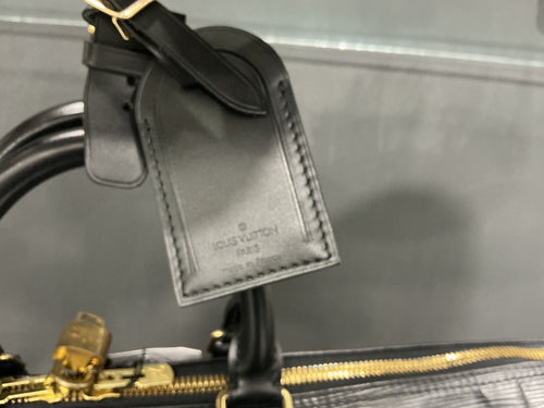Borsa da Viaggio Louis Vuitton Keepall 50 Nera Epi Leather [Preloved]