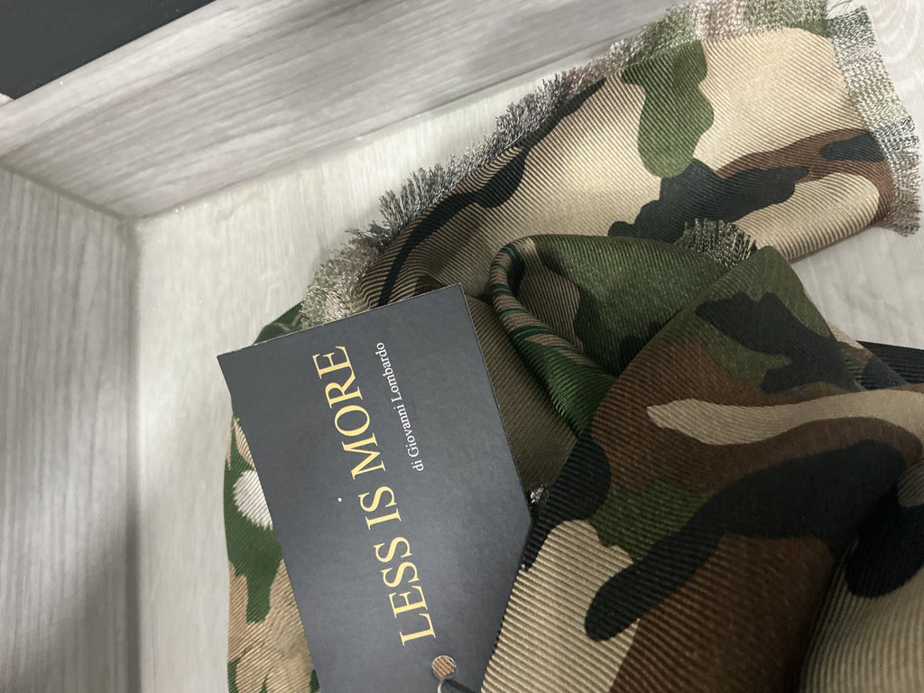 Foulard Pierre Louis Mascia Seta 100% Doppia Fantasia [Preloved]