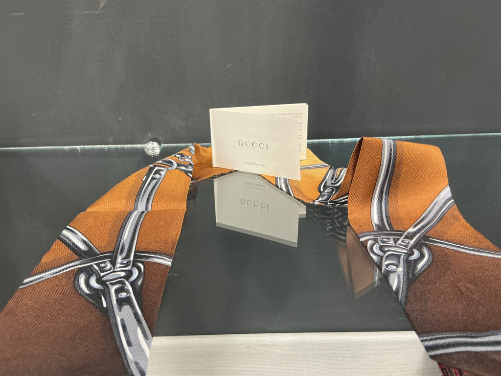 Foulard Twill Gucci in seta 100% [Preloved]