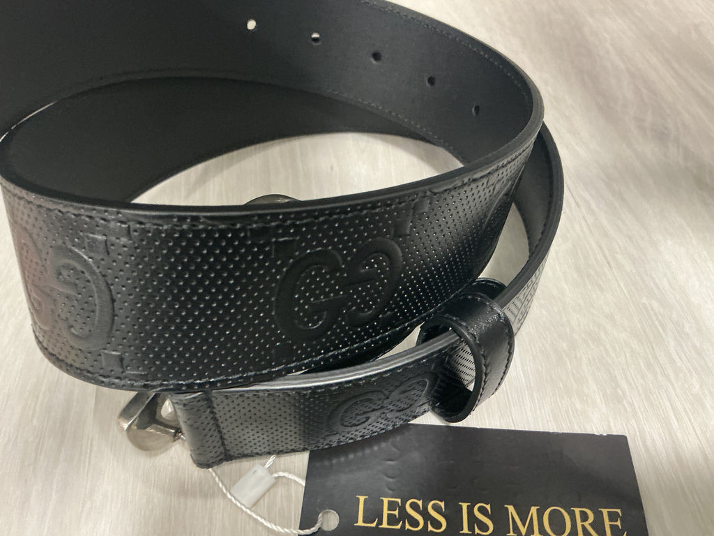 Cintura Gucci GG Marmont nera