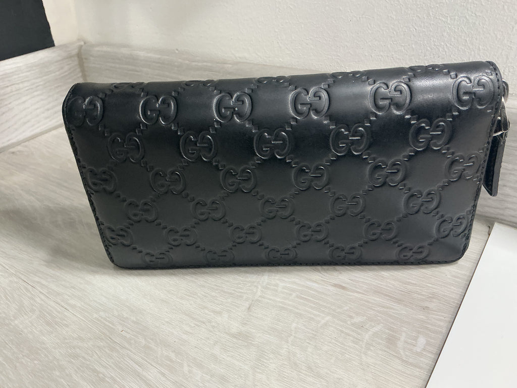 Portafoglio Gucci Guccissima Pelle Nera