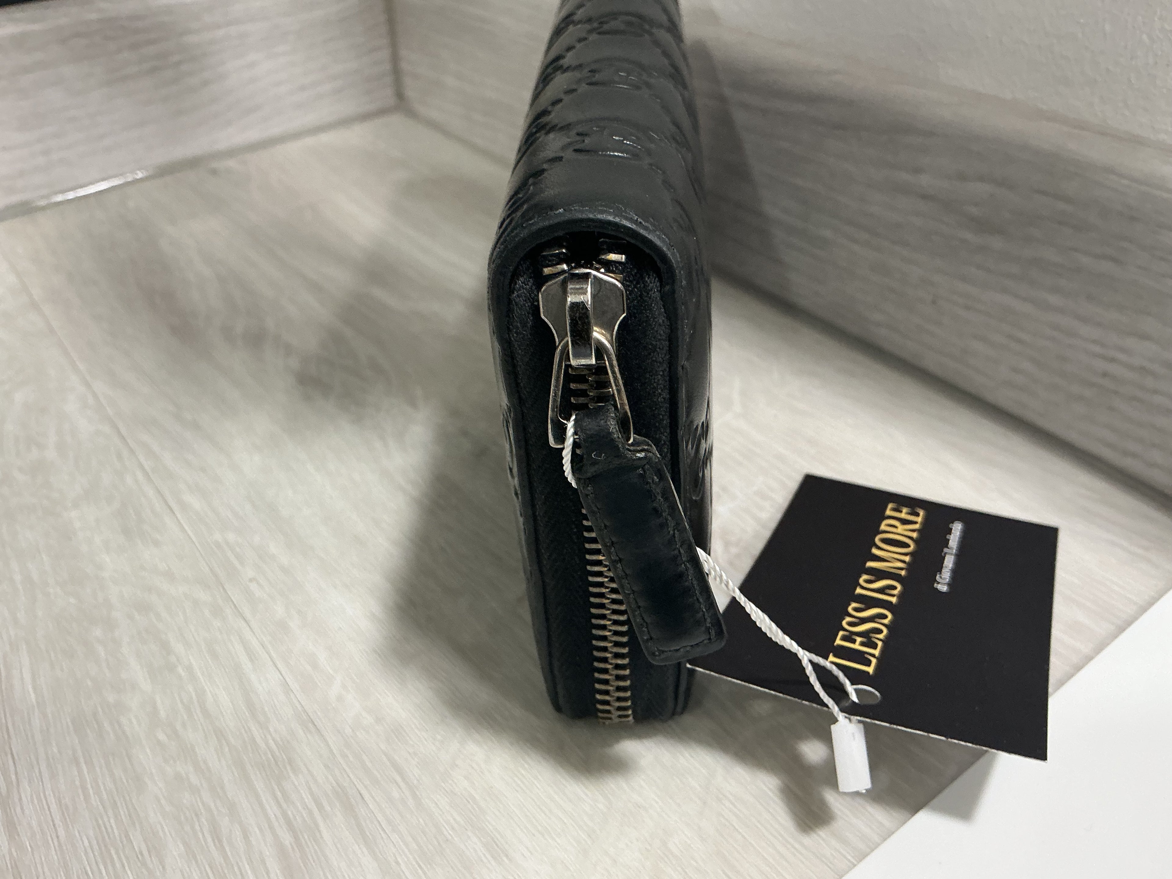 Portafoglio Gucci Guccissima Pelle Nera