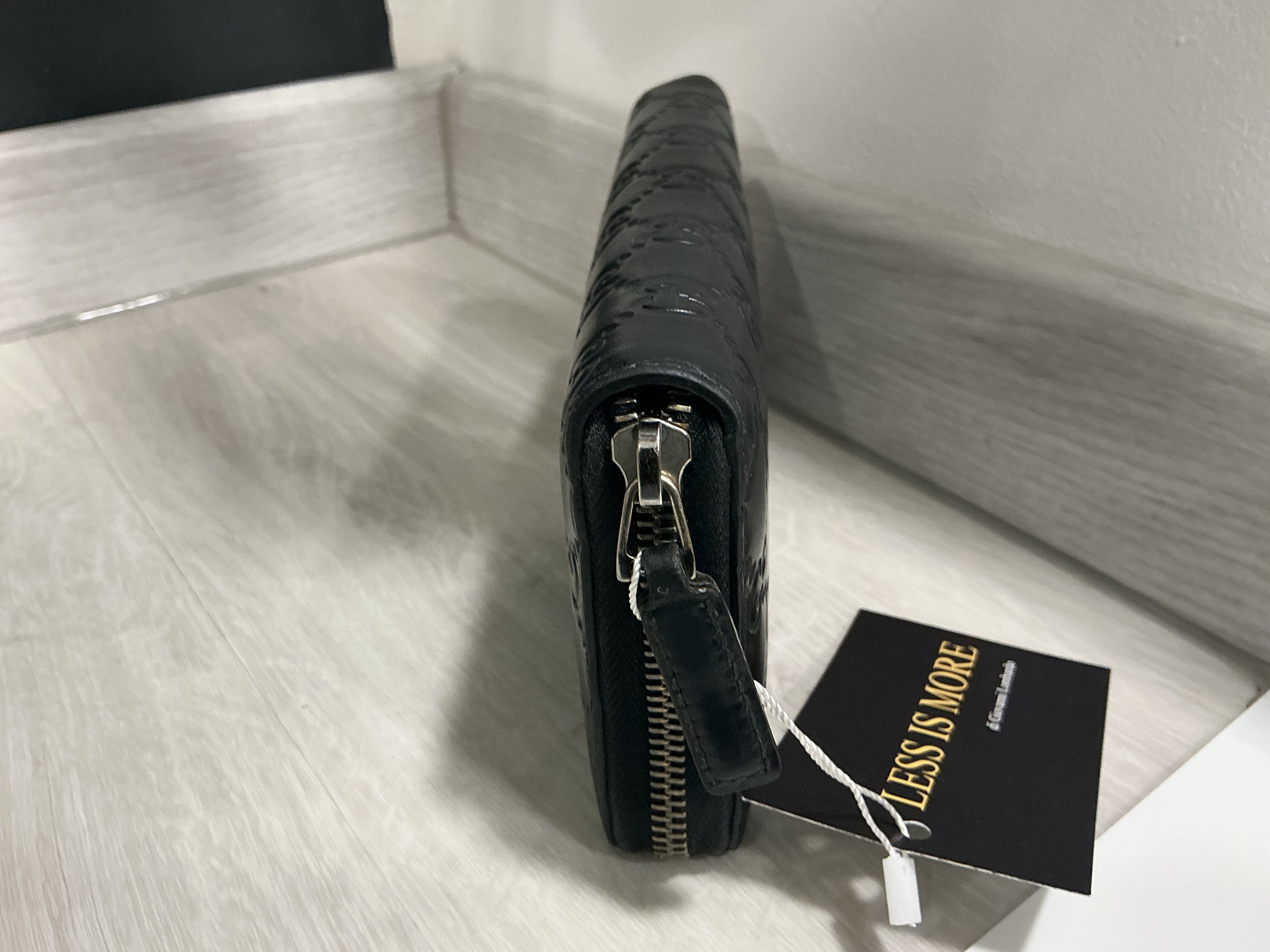 Portafoglio Gucci Guccissima Pelle Nera