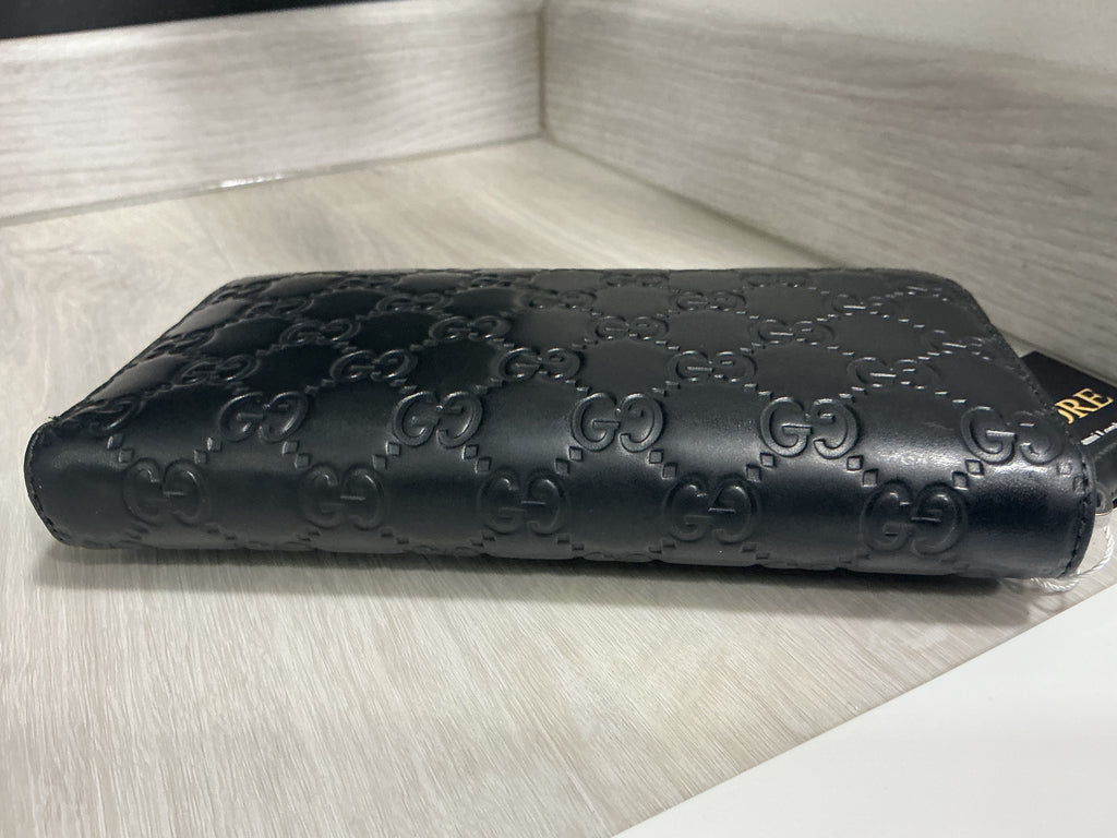 Portafoglio Gucci Guccissima Pelle Nera
