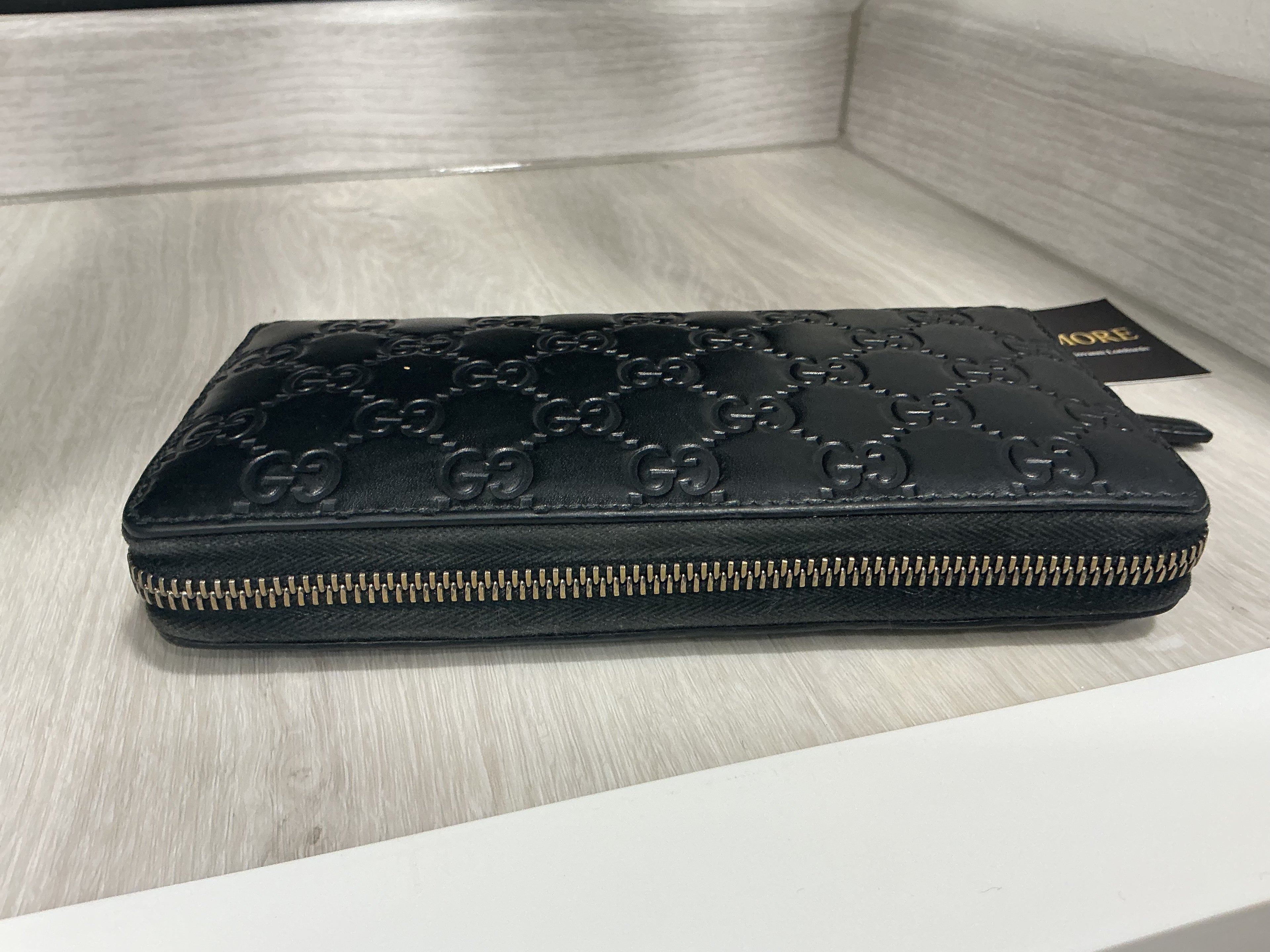 Portafoglio Gucci Guccissima Pelle Nera