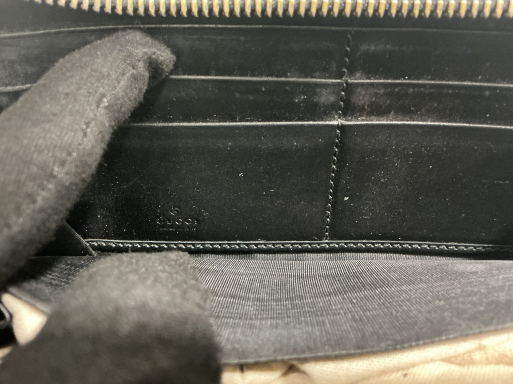 Portafoglio Gucci Guccissima Pelle Nera
