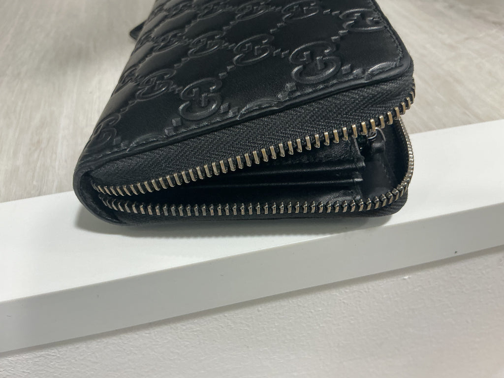 Portafoglio Gucci Guccissima Pelle Nera