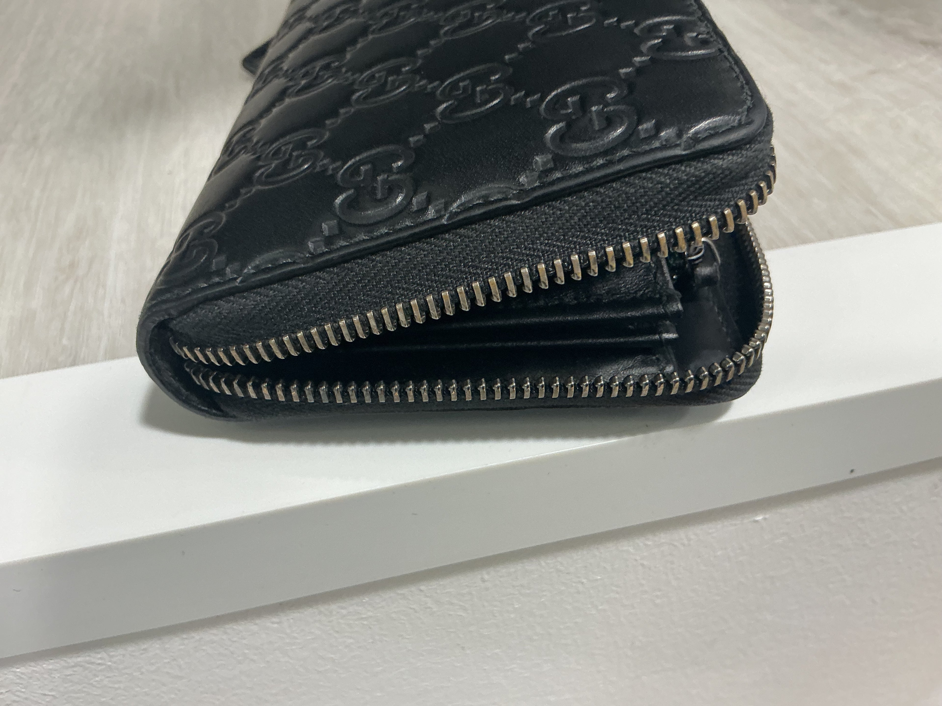 Portafoglio Gucci Guccissima Pelle Nera