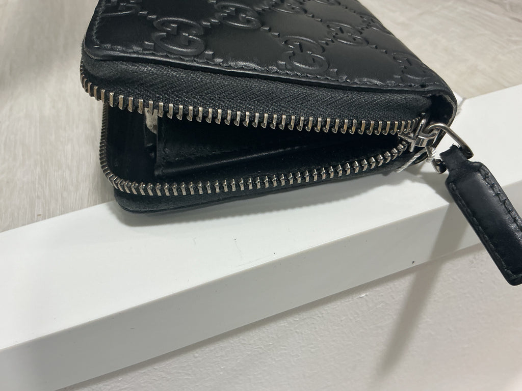 Portafoglio Gucci Guccissima Pelle Nera