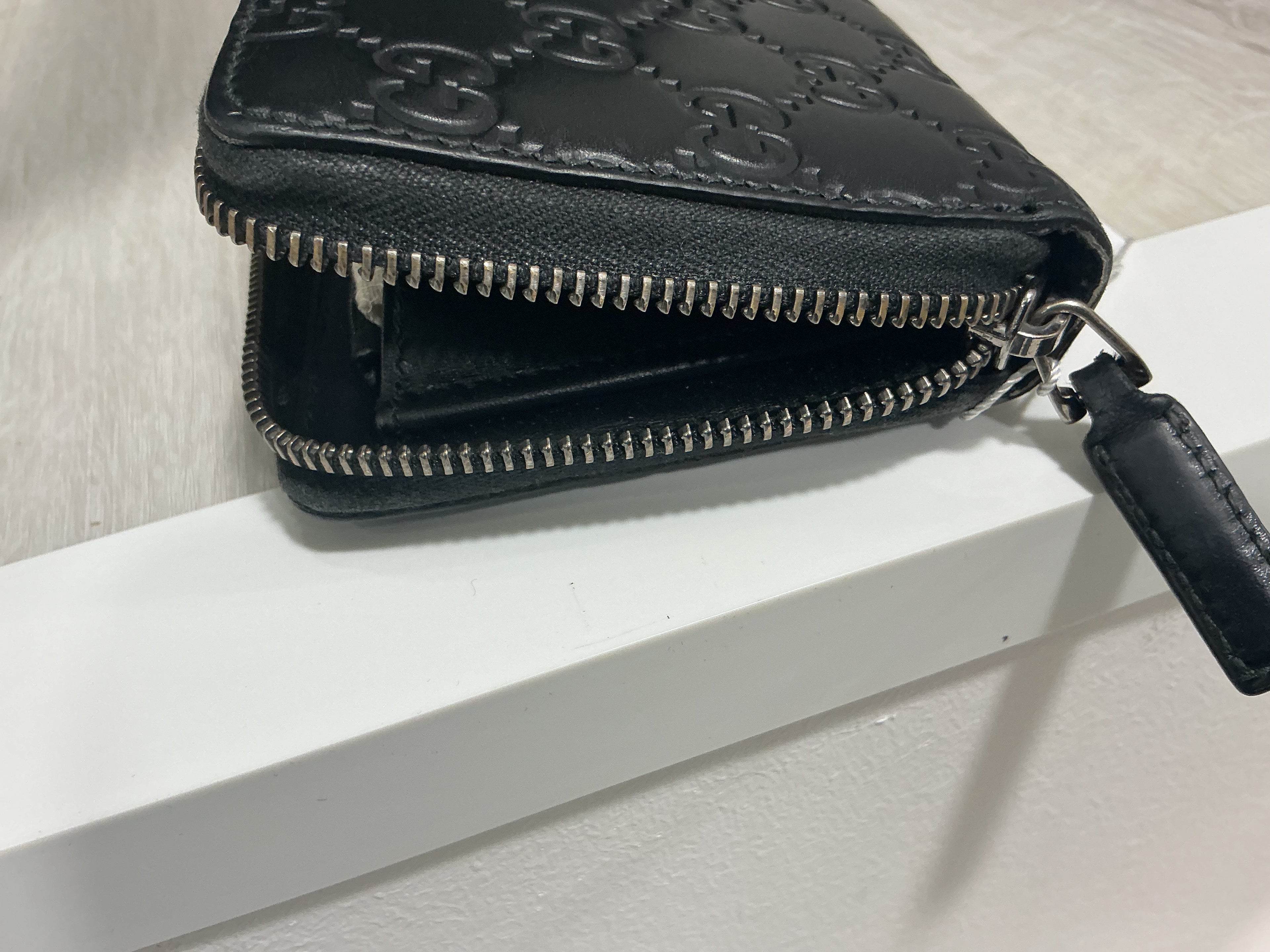 Portafoglio Gucci Guccissima Pelle Nera