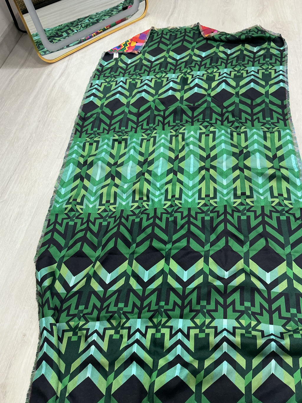 Sciarpa Pierre Louis Mascia Double-Face Seta 100% Extralarge [Preloved]