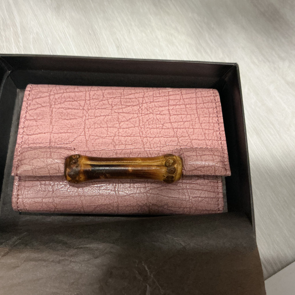 Portachiavi Gucci Bamboo Rosa – Nuovo con Scatola