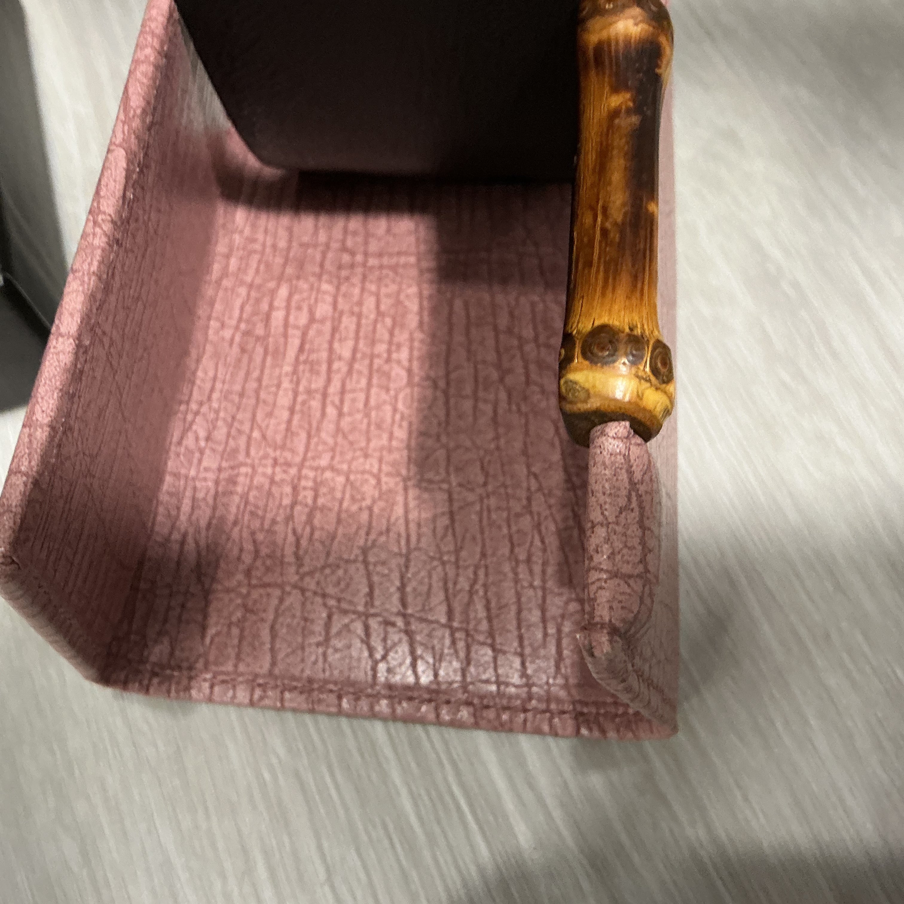 Portachiavi Gucci Bamboo Rosa – Nuovo con Scatola