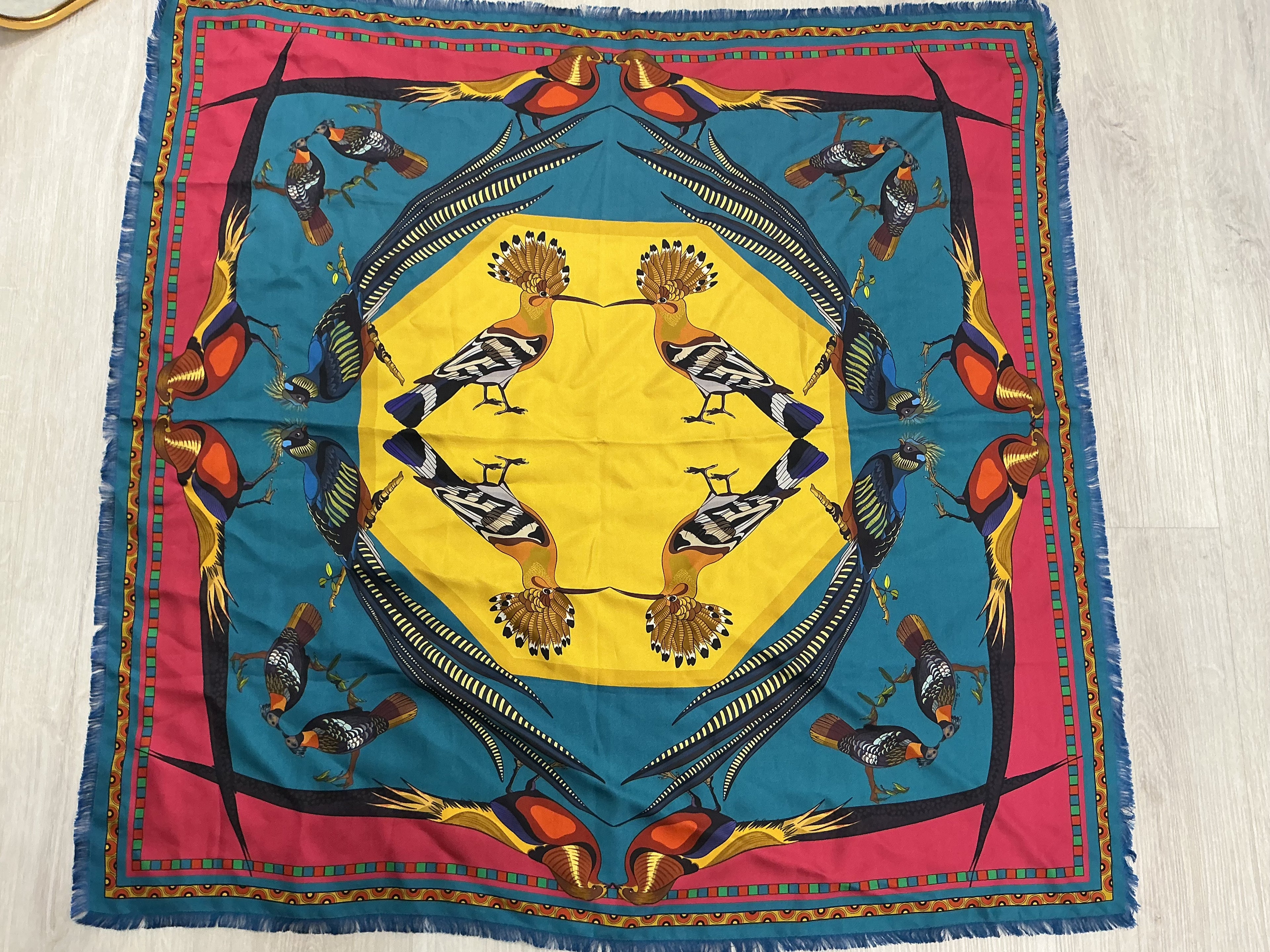 Foulard Franco Ferrari in Seta 90x90 Double Face [Preloved]