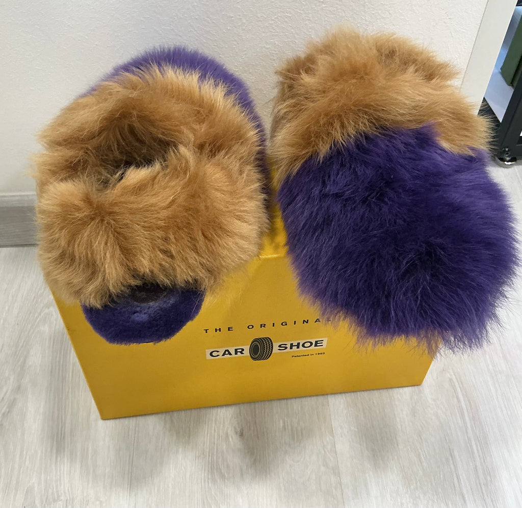 Pantofole Car Shoes in Montone Bicolore [Preloved]