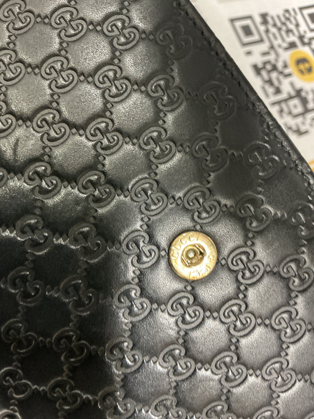 Portafoglio Gucci in pelle Guccissima nero [Preloved]