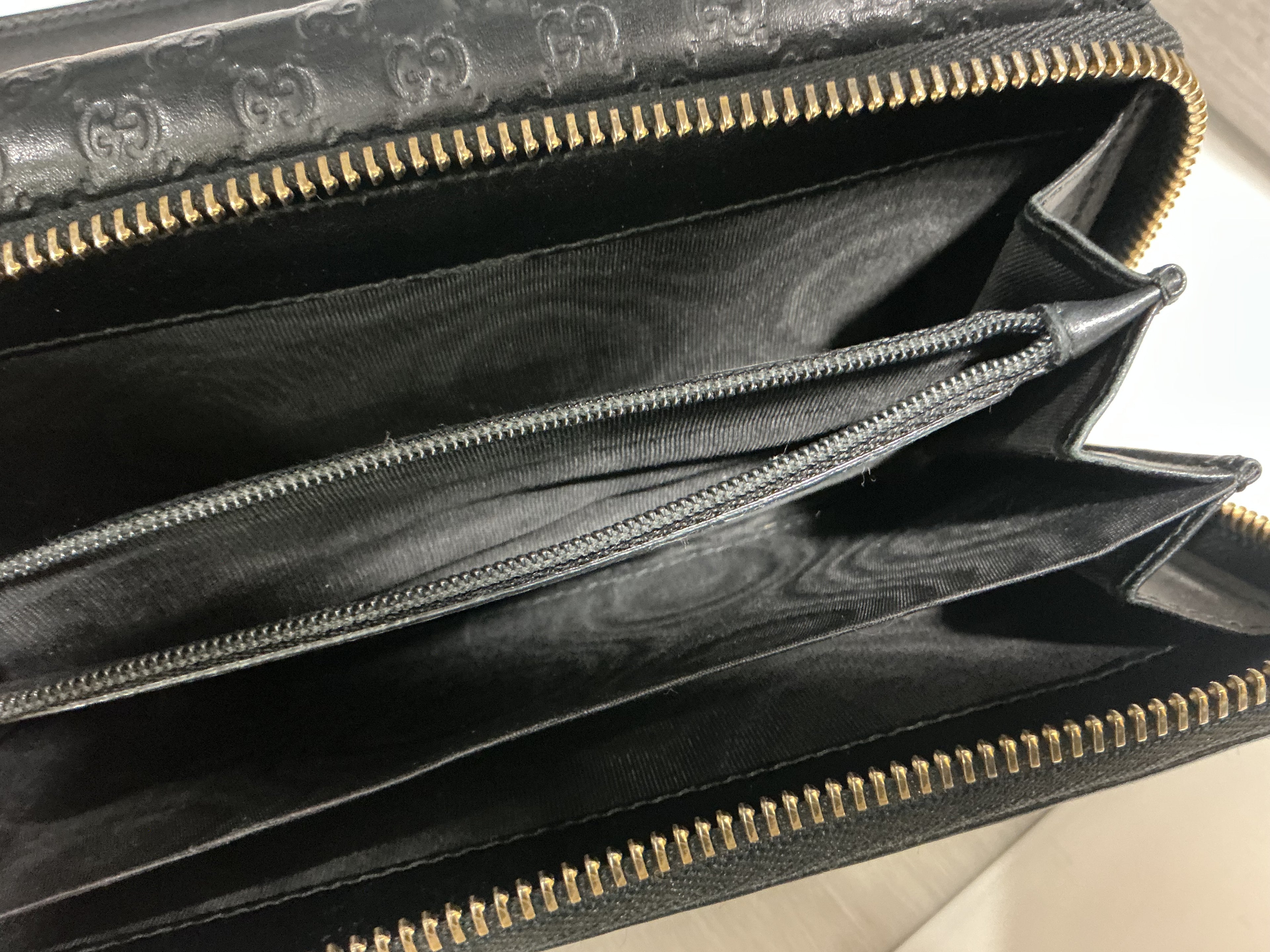 Portafoglio Gucci in pelle Guccissima nero [Preloved]