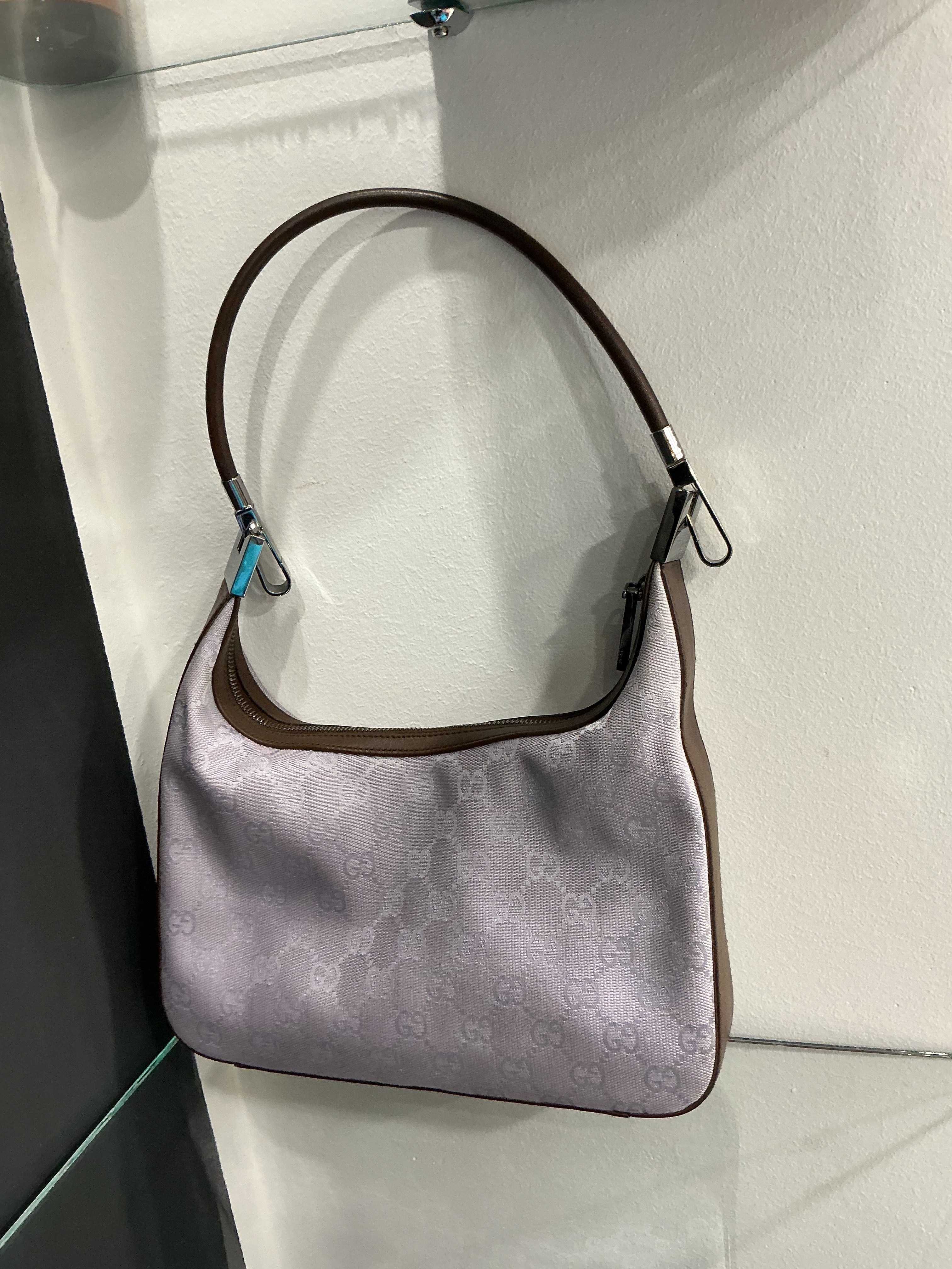 Borsa Gucci Hobo in Tela Rosa [Preloved]