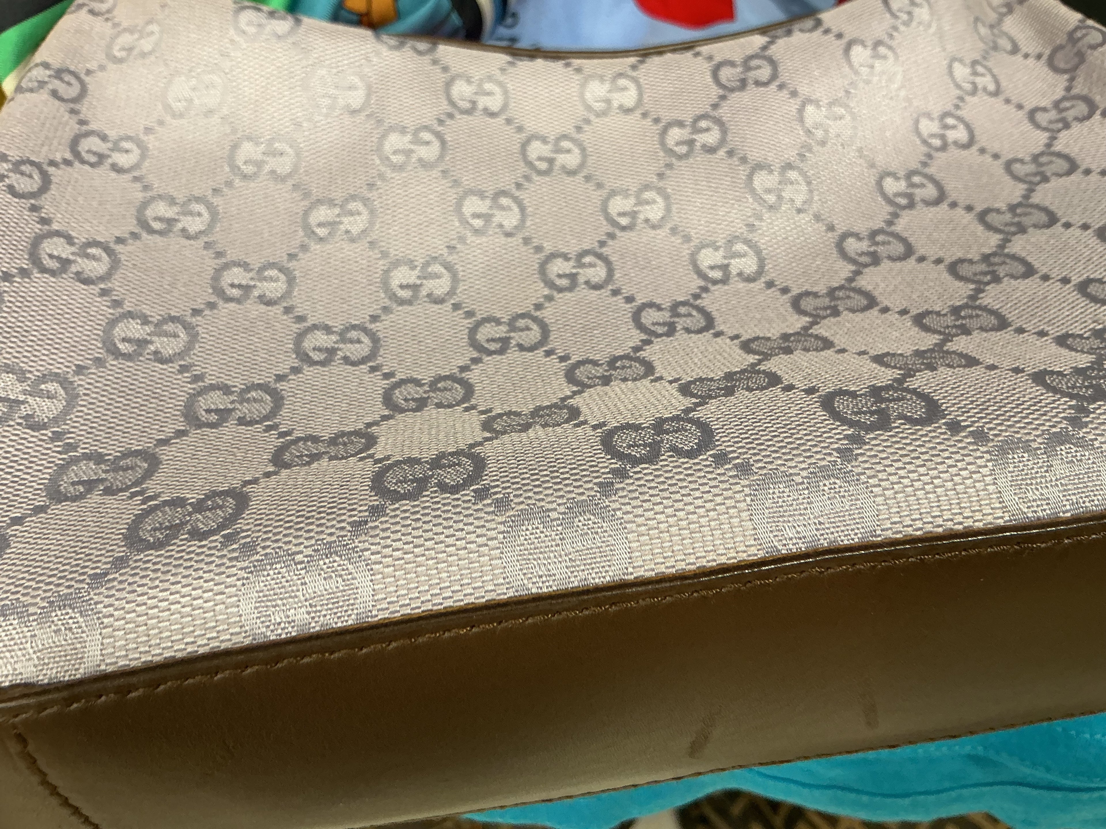 Borsa Gucci Hobo in Tela Rosa [Preloved]