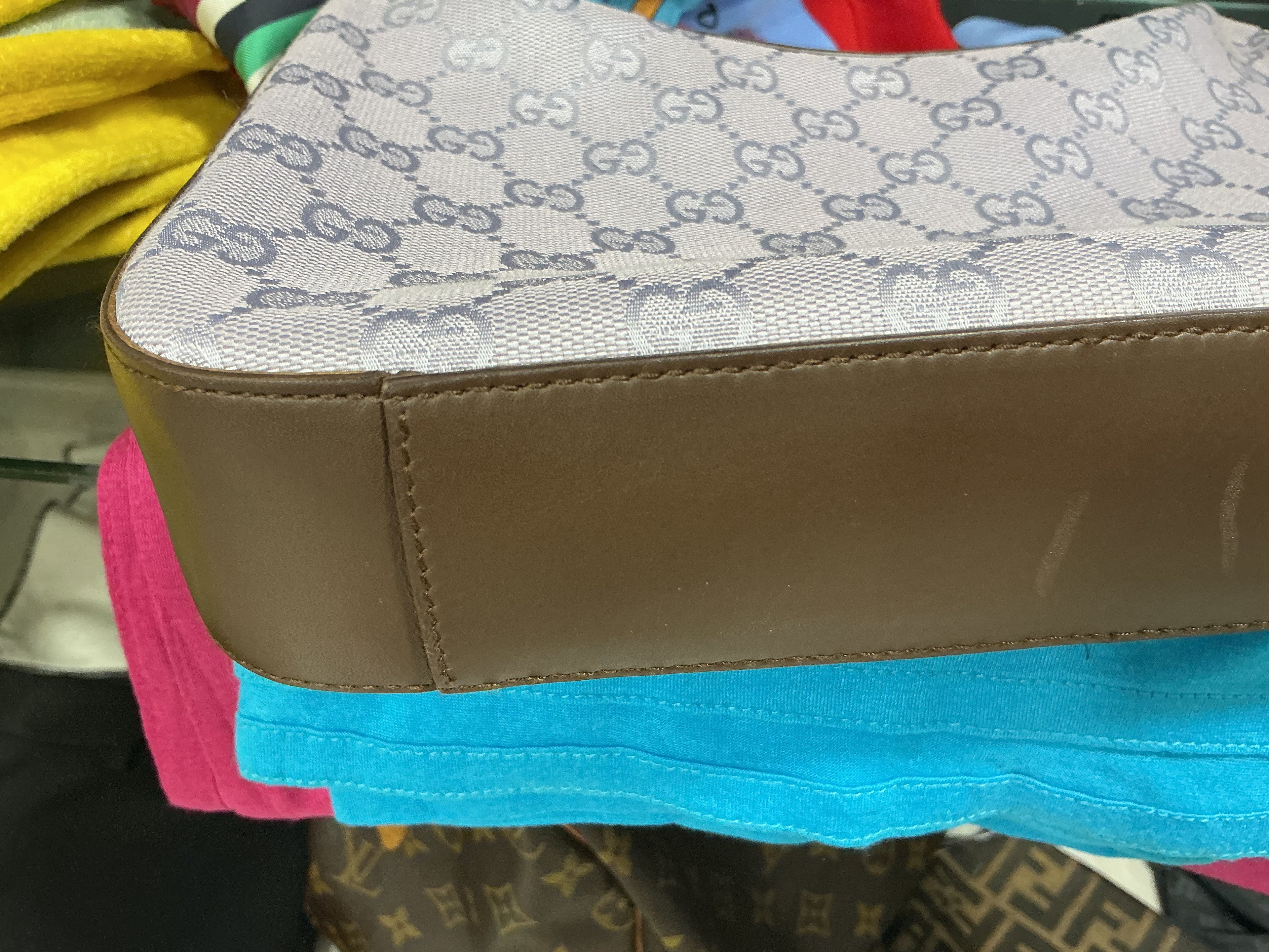 Borsa Gucci Hobo in Tela Rosa [Preloved]