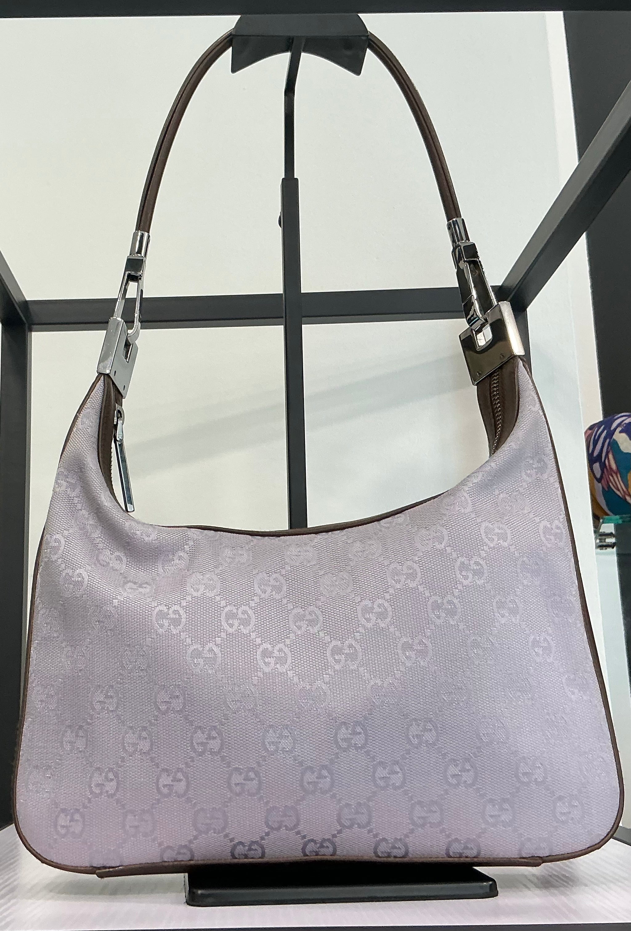 Borsa Gucci Hobo in Tela Rosa [Preloved]