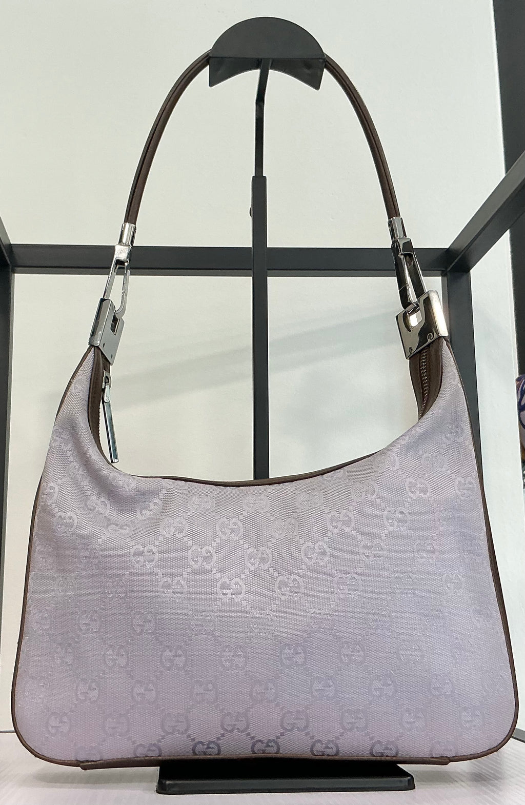 Borsa Gucci Hobo in Tela Rosa [Preloved]