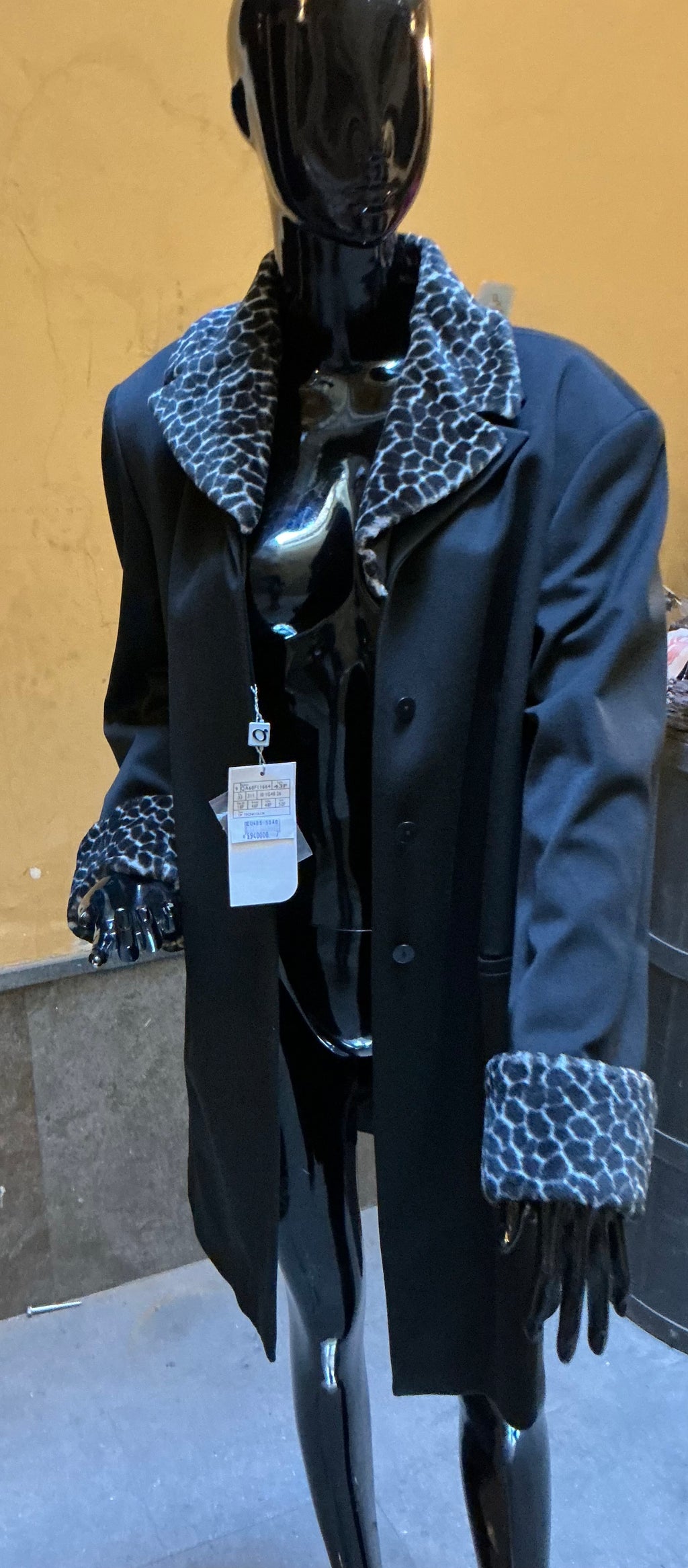 Cappotto Nero Elena Mirò | Nuovo con Etichetta