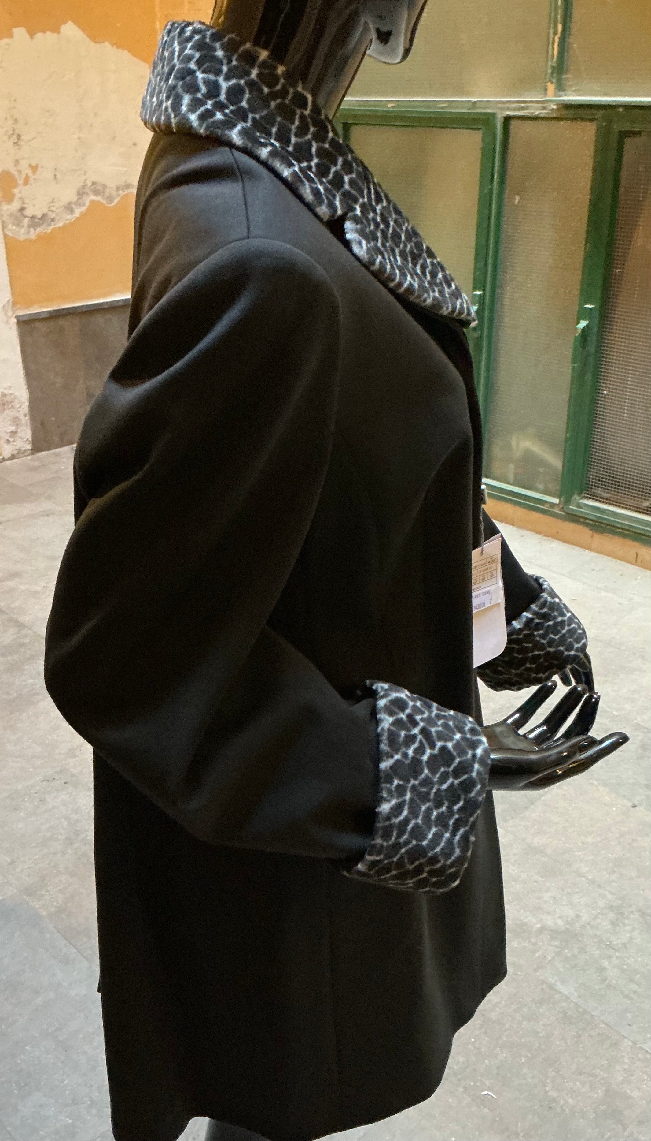 Cappotto Nero Elena Mirò | Nuovo con Etichetta