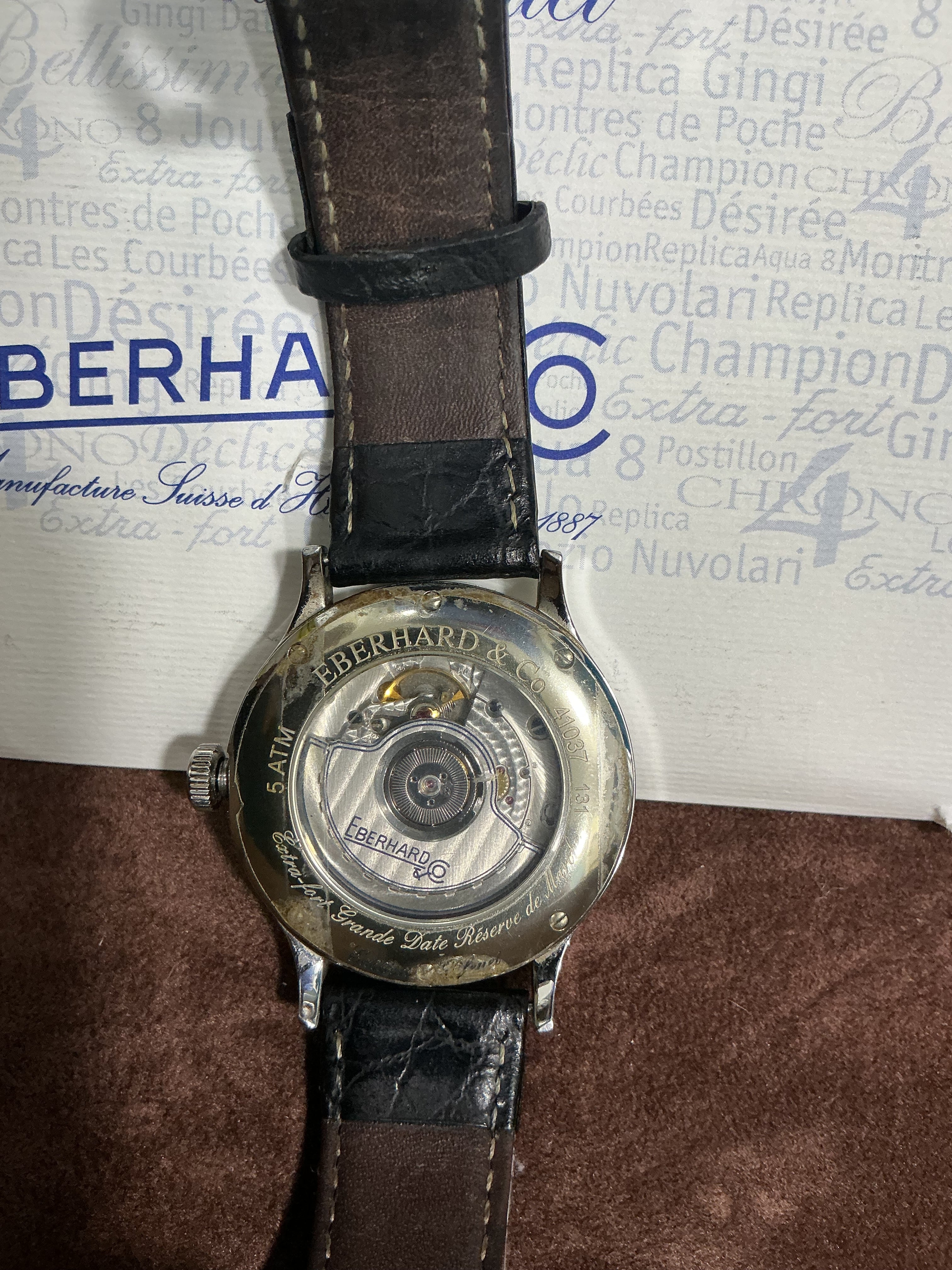 Orologio Eberhard & Co. Extra-Fort Date Réserve de Marche