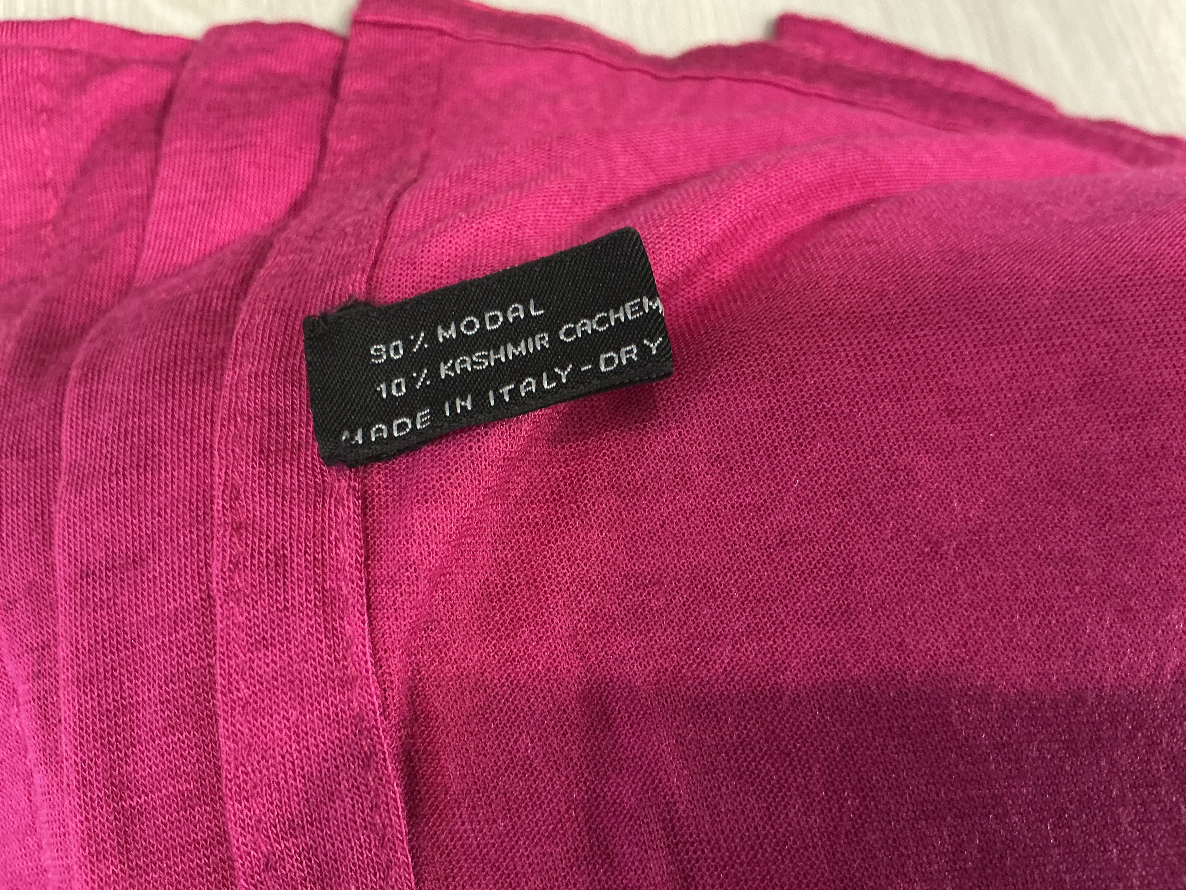 Stola Chanel Fucsia | Cashmere e Modal | Preloved