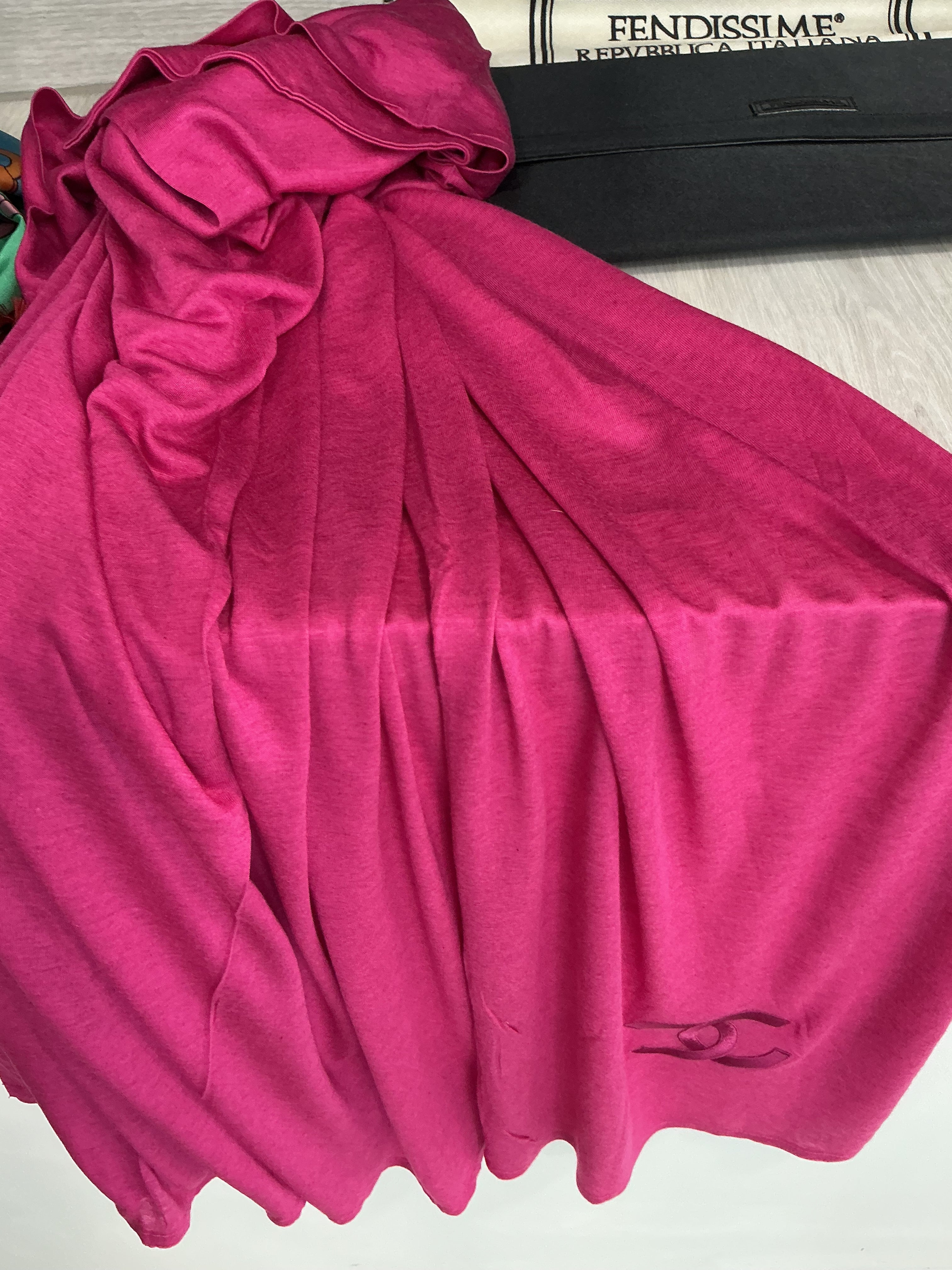 Stola Chanel Fucsia | Cashmere e Modal | Preloved