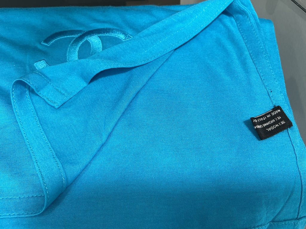 Stola Chanel Azzurra | Cashmere e Modal | Preloved