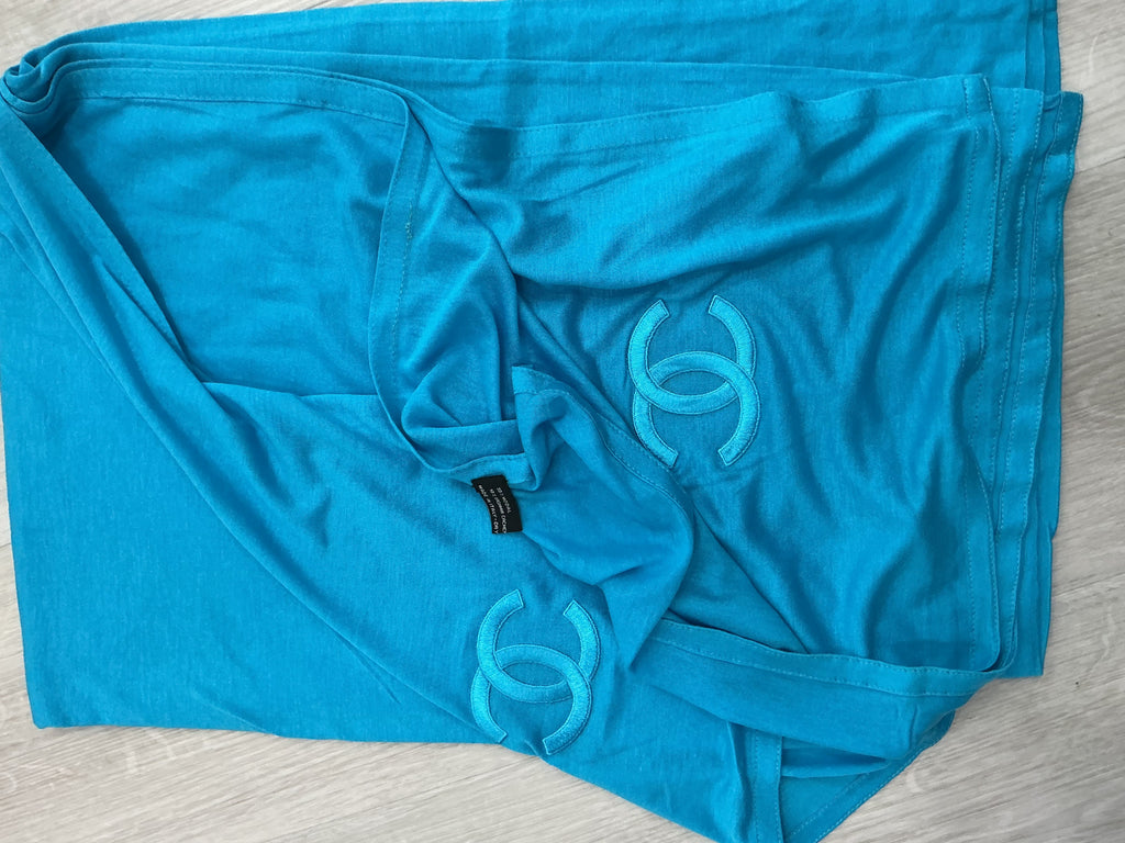 Stola Chanel Azzurra | Cashmere e Modal | Preloved