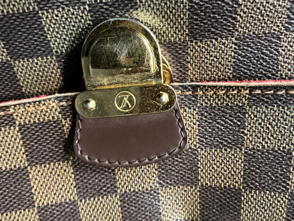 Borsa a Spalla Louis Vuitton Damier Ravello GM Marrone Damier Ebene [Preloved]