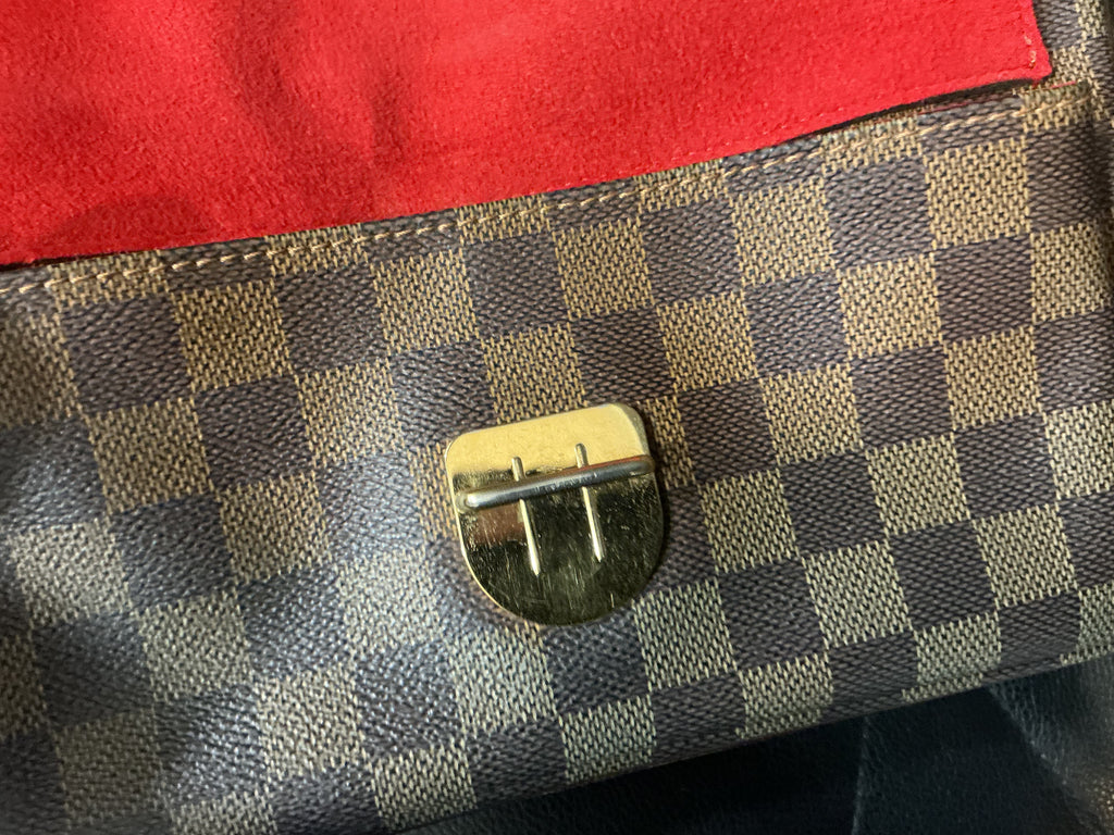 Borsa a Spalla Louis Vuitton Damier Ravello GM Marrone Damier Ebene [Preloved]