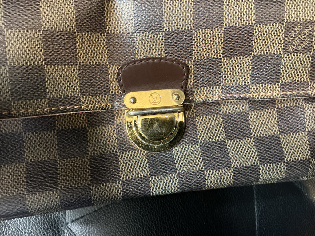 Borsa a Spalla Louis Vuitton Damier Ravello GM Marrone Damier Ebene [Preloved]