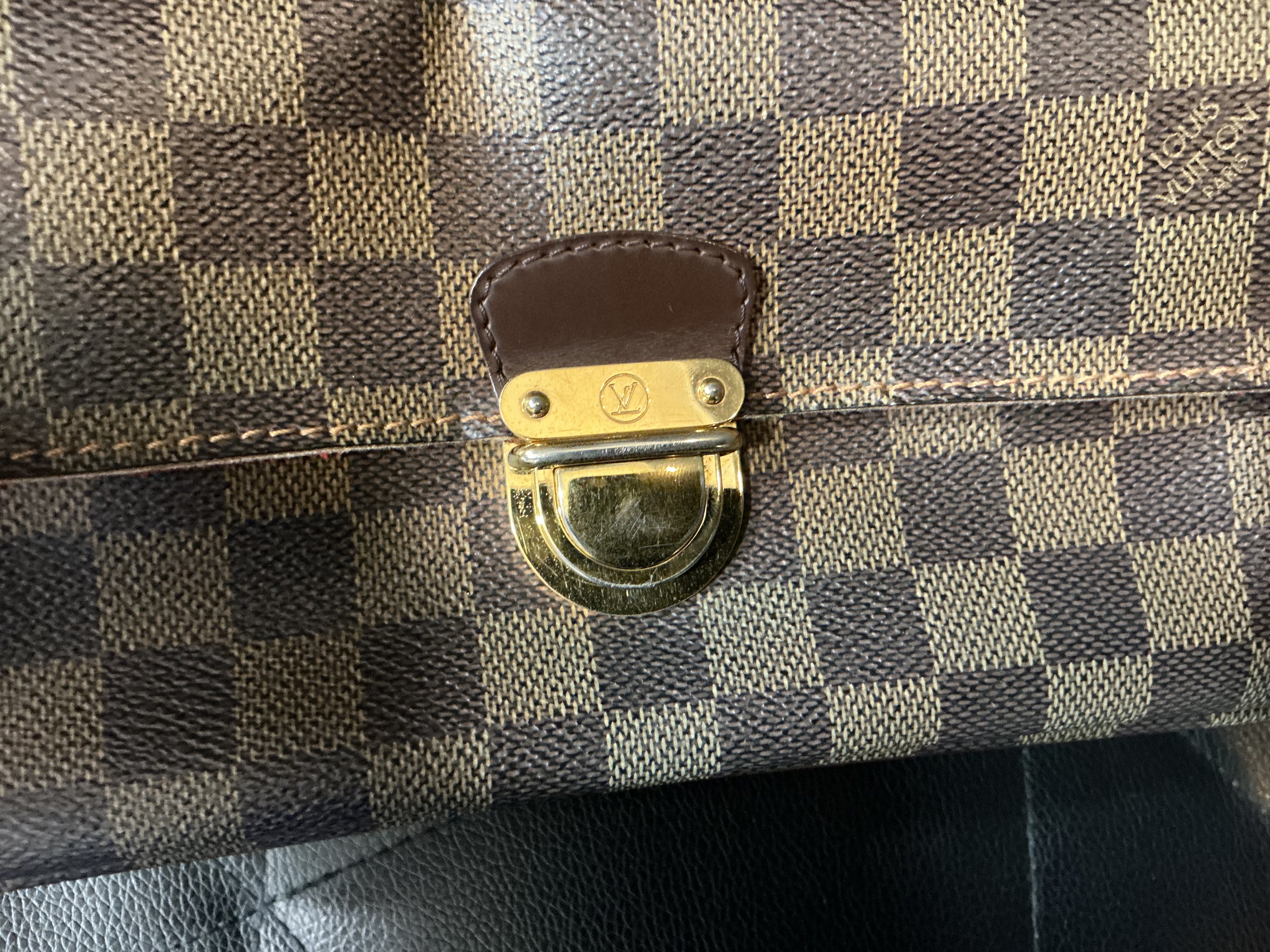 Borsa a Spalla Louis Vuitton Damier Ravello GM Marrone Damier Ebene [Preloved]