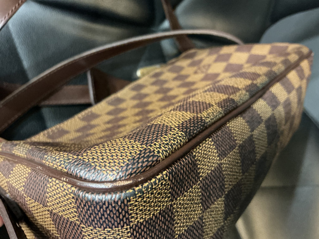 Borsa a Spalla Louis Vuitton Damier Ravello GM Marrone Damier Ebene [Preloved]