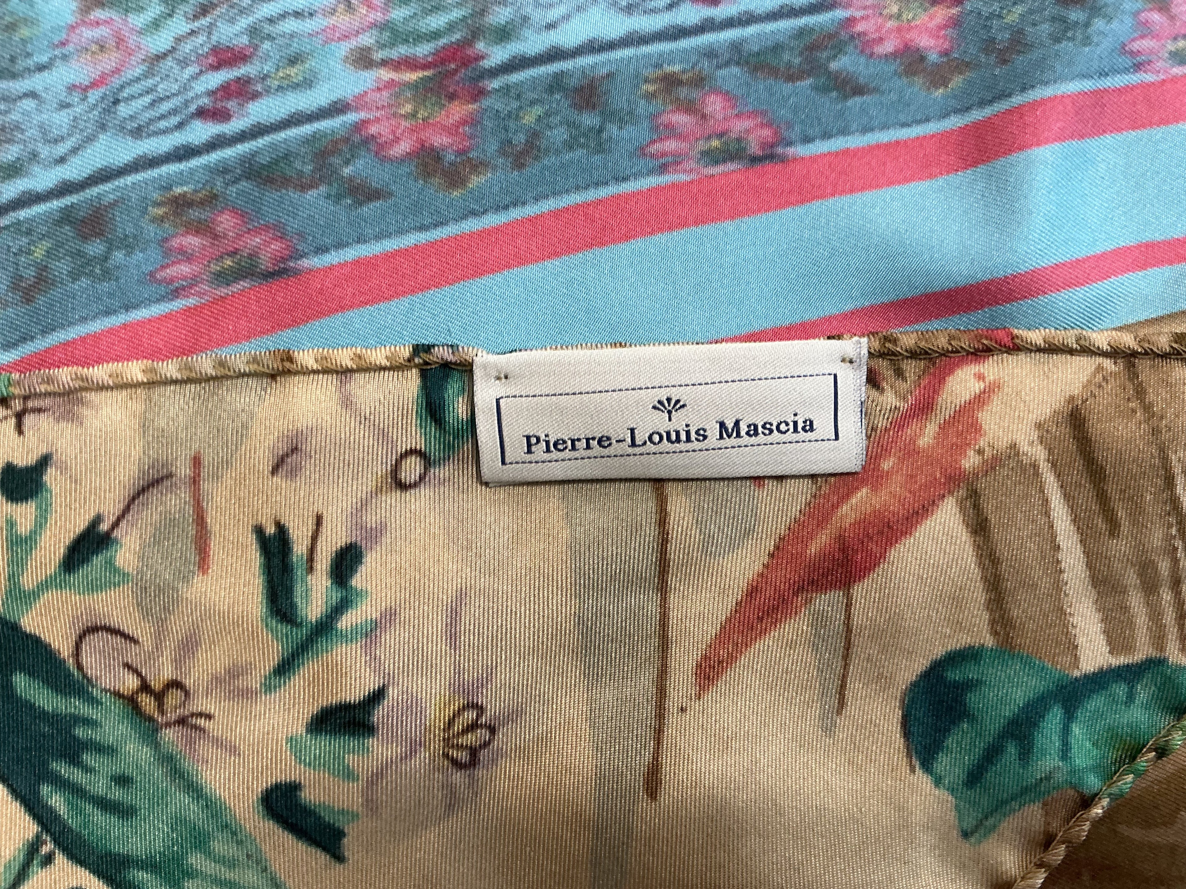 Foulard Pierre Louis Mascia in seta [Preloved]